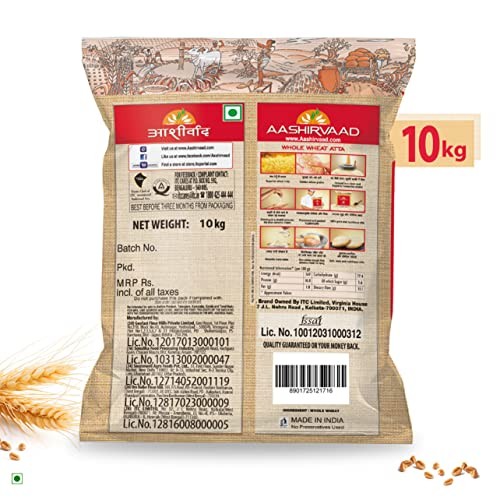 Wheat Flour Aashirvaad 10kg