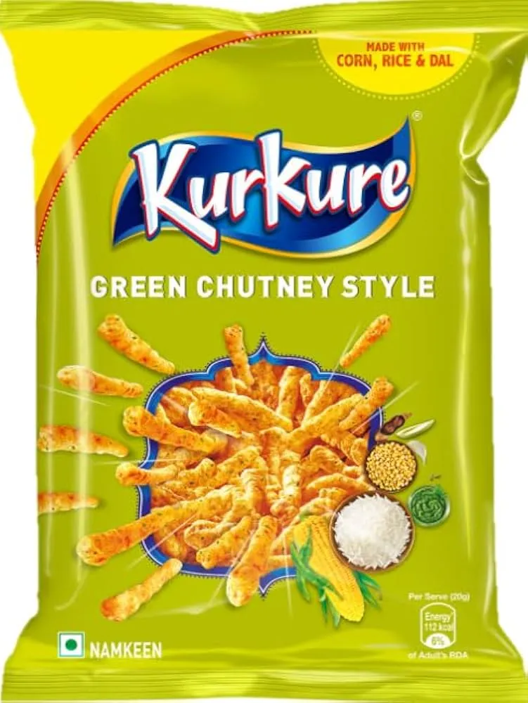 [2792] Kurkure Green Chutney Rajasthani Style 85g