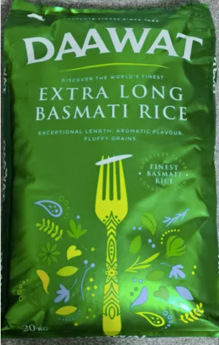 [978] Daawat Extra Long Basmati Rice 20kg