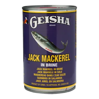 Geisha Jack Mackerel in brine 425g