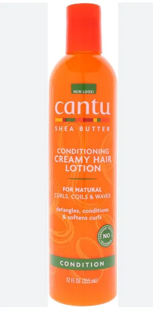 [5234] Cantu Natural Creamy Hair Lotion Natural Hair 7001 12 oz