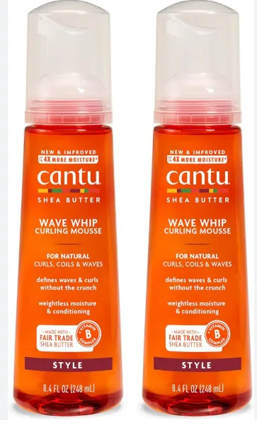[5235] Cantu Shea Butter Wave Whip Curling Mousse 8.4oz 7570