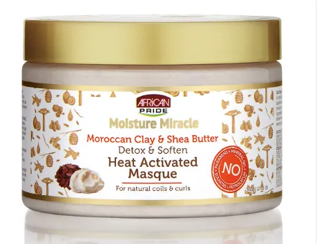 [244] African Pride Moisture Miracle Sheabutter & Clay Masque 12oz