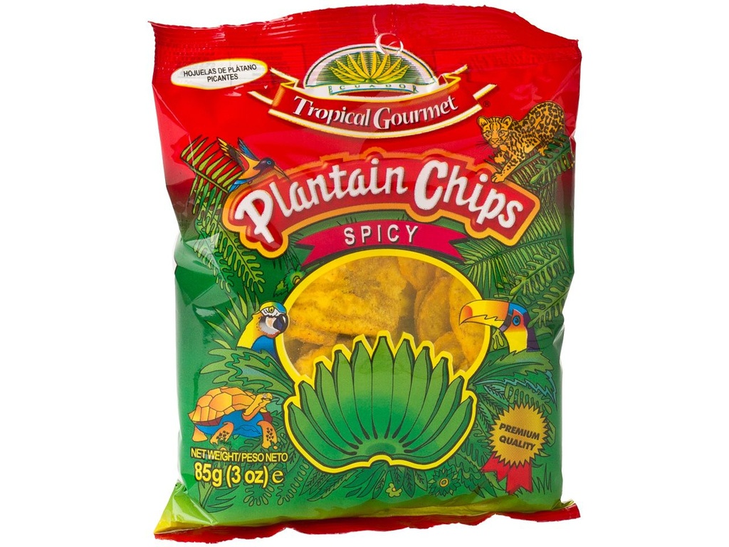 TG Spicy Plantain chips 85g