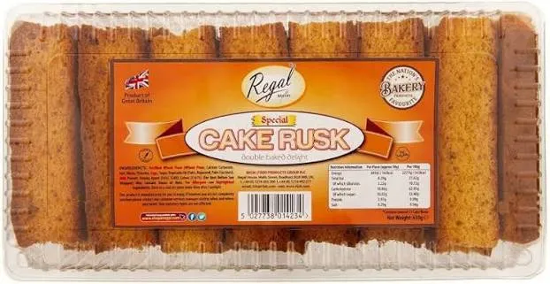 Regal Special Cake Rusk (Tray) 630g
