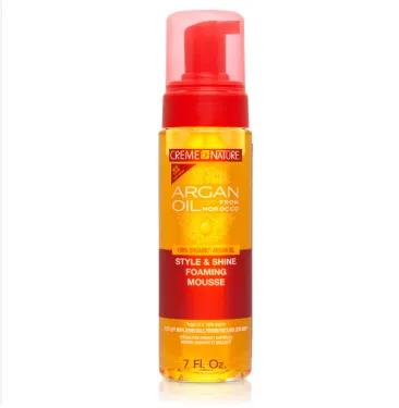 Creme of Nature Argan Oil Foam Wrap Foaming Mousse 7 oz