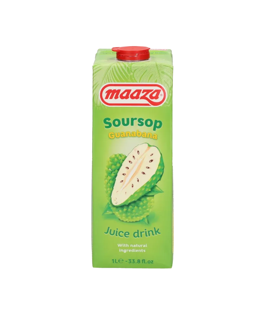 [3025] Maaza Soursoup Guanabana Drink Tetra 1 liter