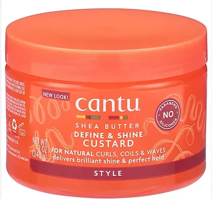[5266] Cantu Natural Define&Shine Custard 12oz
