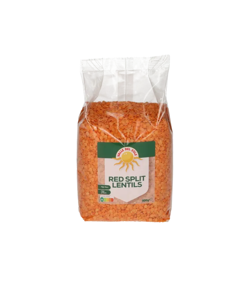[4751] Vds Red Split Lentils Waterpolished 900g