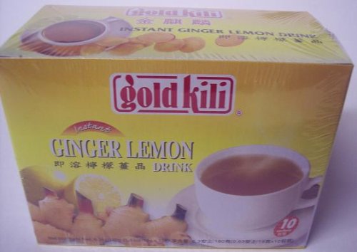 [1886] Gold Kili Instant Honey Ginger Lemon Drink 10 x 18g