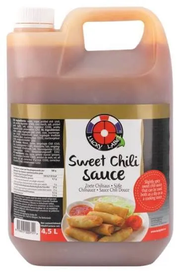Lucky Label Thai Sweet Chilli Sauce Regular 4.5 liter