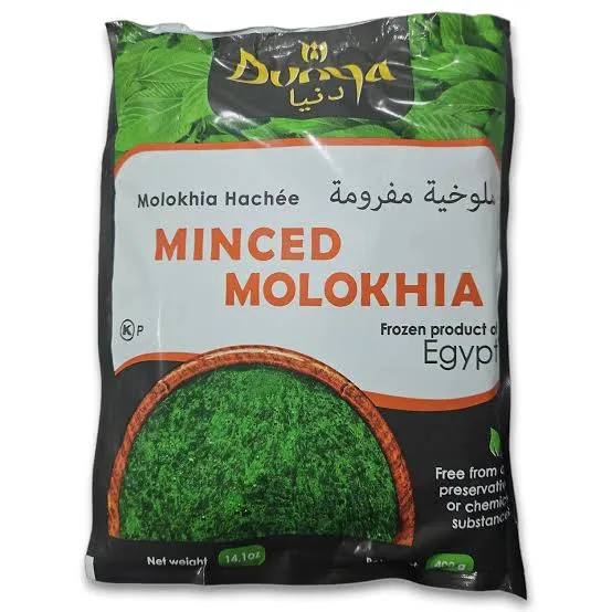 Dunya Frozen Minced Molokhia (Ewedu.Krain. Ademe)400g-EG