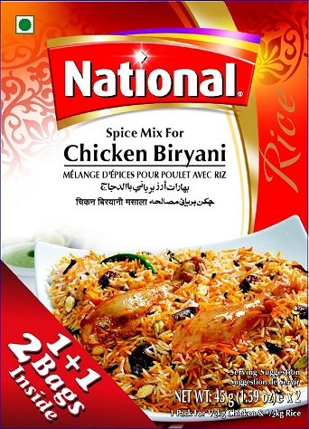 National Chicken Biryani 78g
