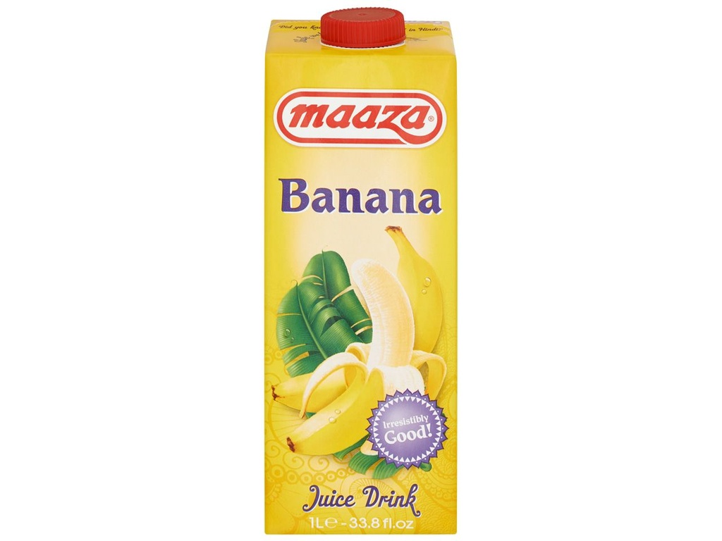 [3016] Maaza Banana Drink Tetra 1 liter