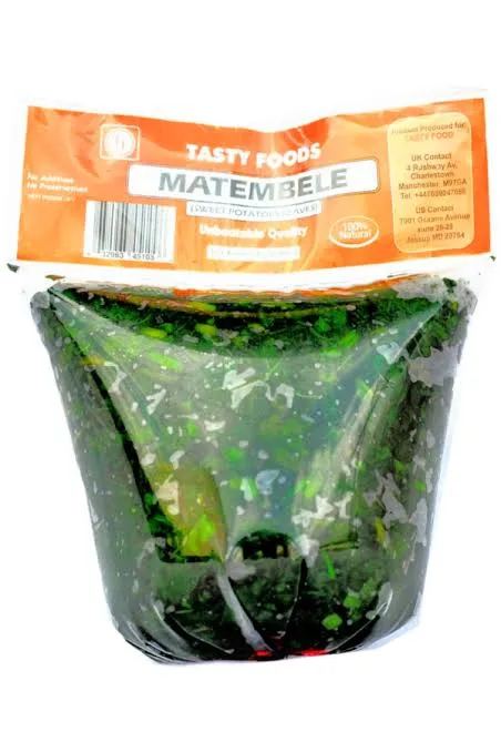 Tasty Foods Matembele / Sweet Potato Leaves 500g -CM