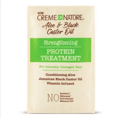 Creme of Nature Aloe & Black Castor Oil Protein Treatment Sachets