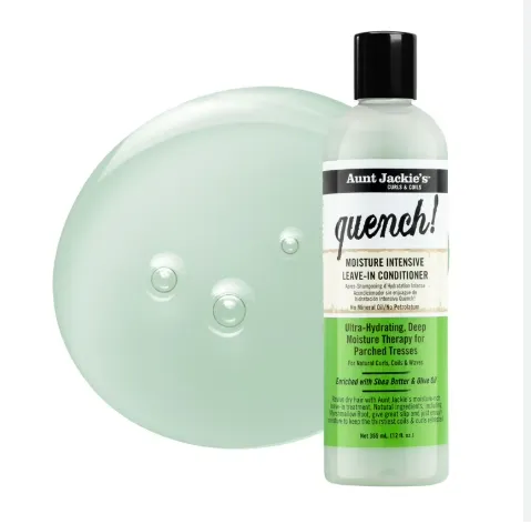 [5591] Aunt Jackie Quench Moist Int Leave in Conditioner 12 oz