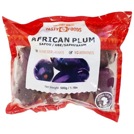 Tasty Foods Ripe African purple Plums / Safu 500 g -CM
