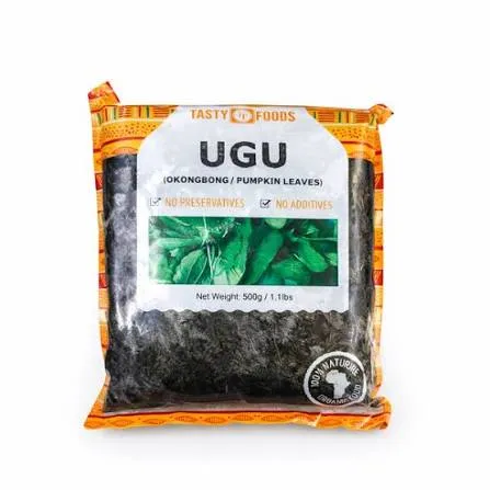 Tasty Food Frozen Ugu / Ikong-Ubong / Fluted Gourd Leaves 500g - CM