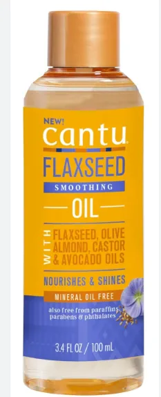 [5369] Cantu Natural Flaxseed Smooth Oil 3.4oz
