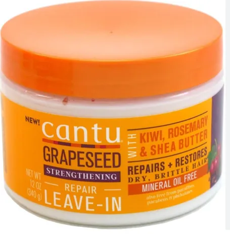 [8401] Cantu Natural Grapeseed Leave In Conditioner 12oz