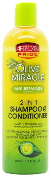 [252] African Pride Olive Shampoo & Conditioner 12 oz