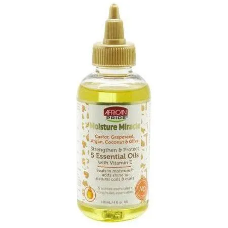 [237] African Pride Moisture Miracle 5 Essential Oil with Vitamin E 118ml