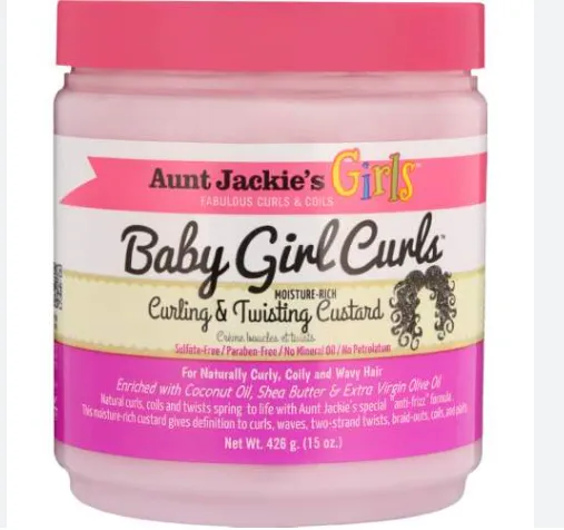 [5056] Aunt Jackie Baby Girl Custard Curling & Twisting Custard 426g