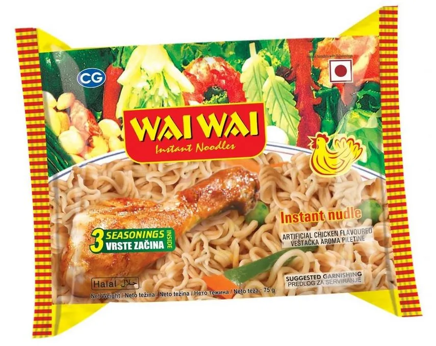 Wai Wai Instant Chicken Noodles 75g
