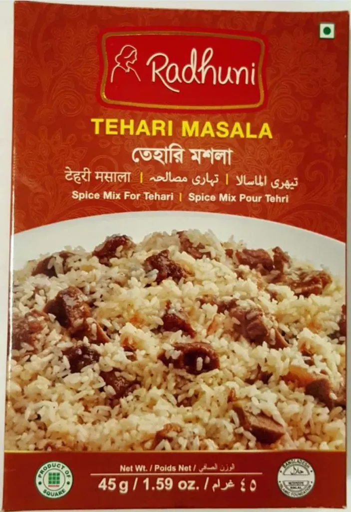Radhuni Tehari Masala 45g