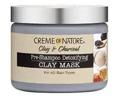 Creme of Nature Clay and Charcoal Clay Mask 12oz
