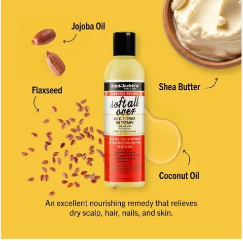 [480] Aunt Jackie's Curls & Coils Soft all Over Multi-Purpose Oil 237ml