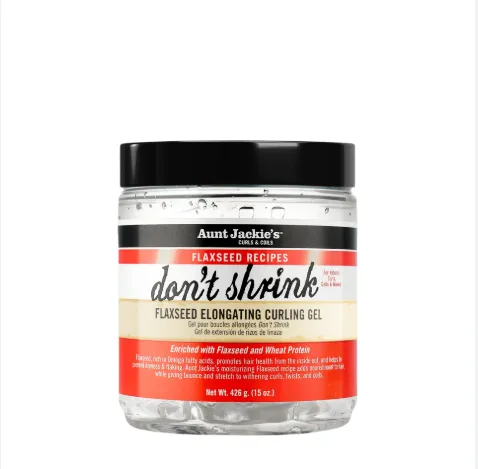 [7547] Aunt Jackie's dont't Shrink Flaxseed Elogating Curling Gel 18 oz