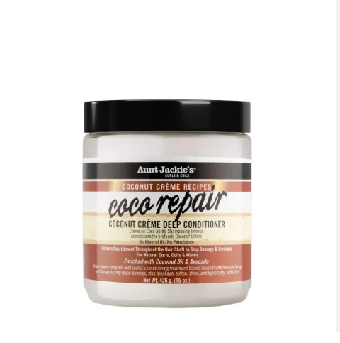 [7544] Aunt Jackie's Coco Repair Coconut Creme Deep Conditioner 426g