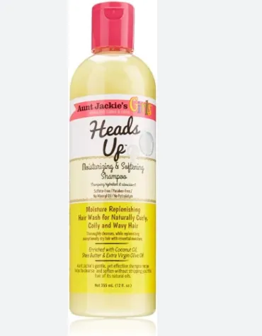 [8055] Aunt Jackie's Girls Heads Up Moisturizing & Softening Shampoo 355ml