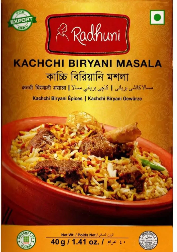 Radhuni Kacchi Biryani Masala 40g