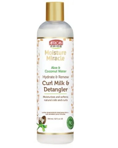 [4920] African Pride Moisture Miracle Aloe and Coconut Detangler 12oz
