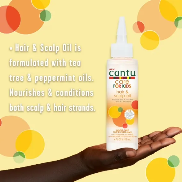 [5415] Cantu Shea Butter Kids Hair & Scalp Oil 4 oz