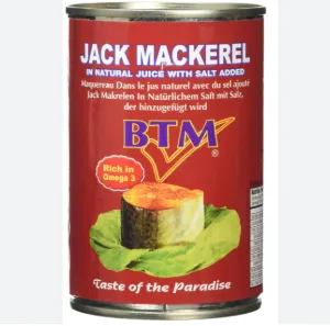 [7112] BTM Jack Mackerel in Brine 425g