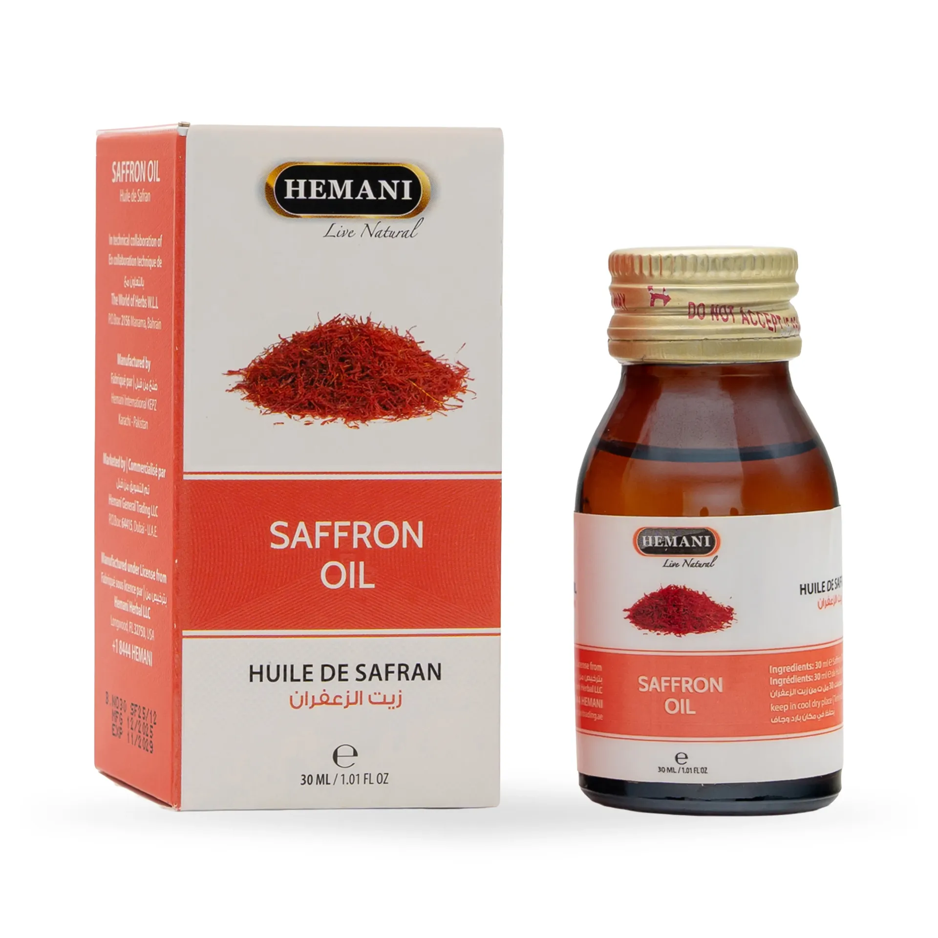 [7369] Hemani Saffron Oil 30ml