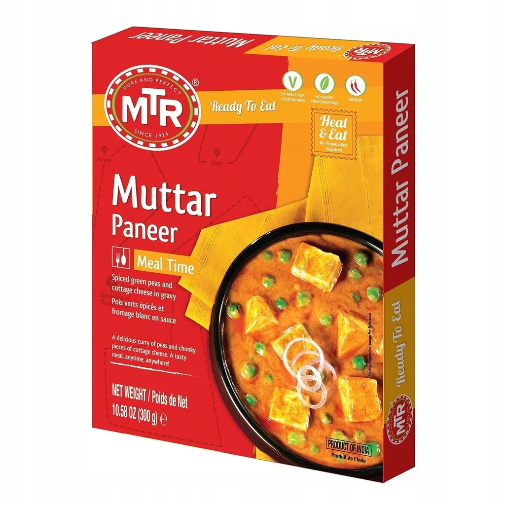 Mtr RTE Mutter Paneer 300g