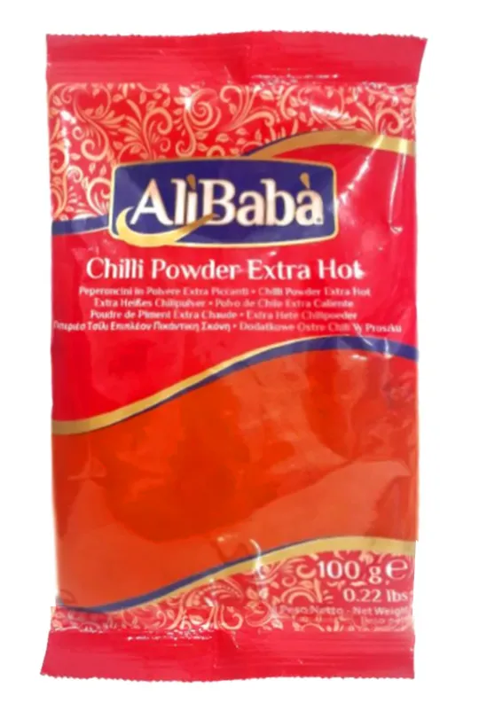 [7624] Ali Baba Chilli Powder Extra Hot 100g