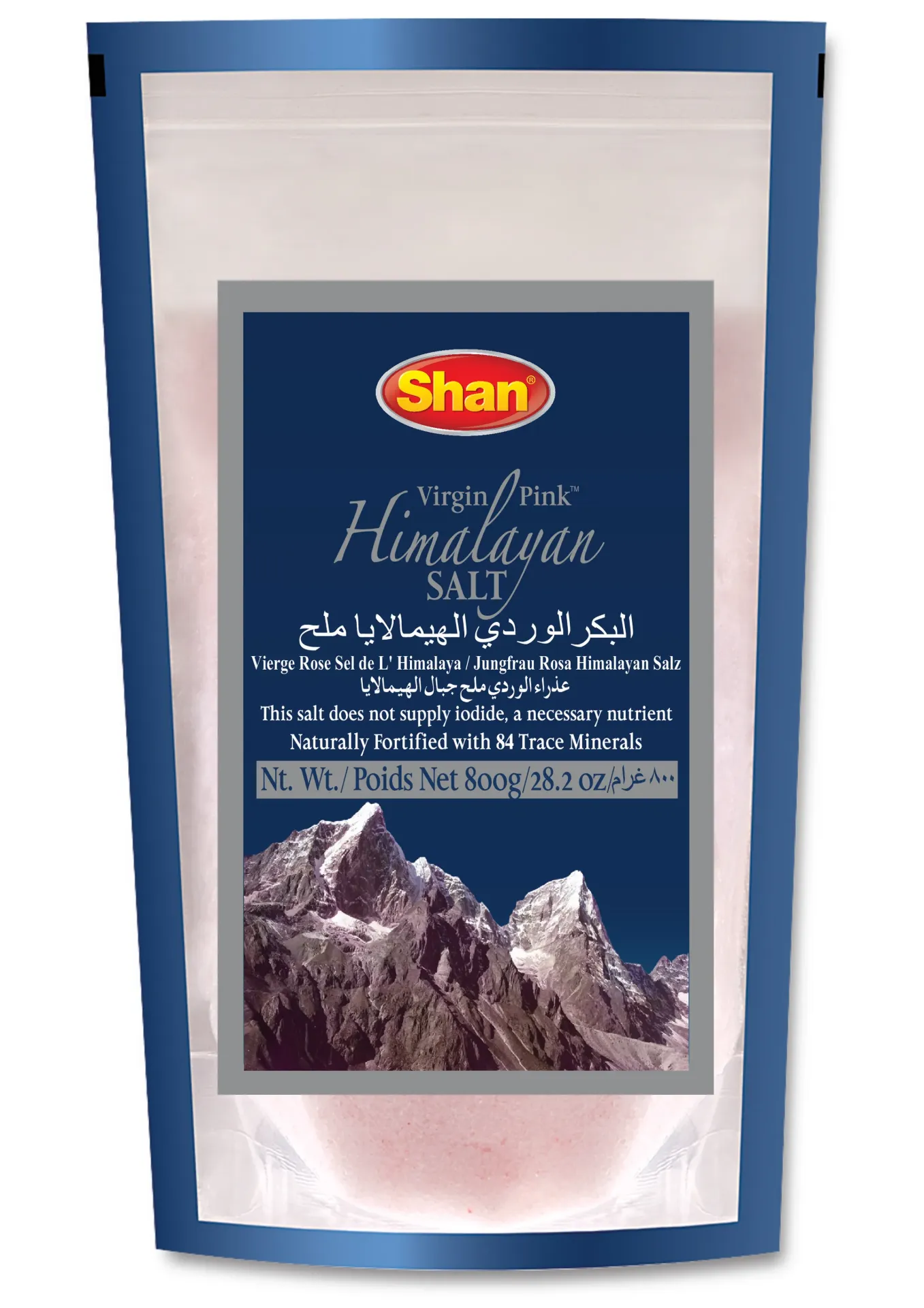 Shan Himalayan Pink Salt ( Stand up Pouch) 800g
