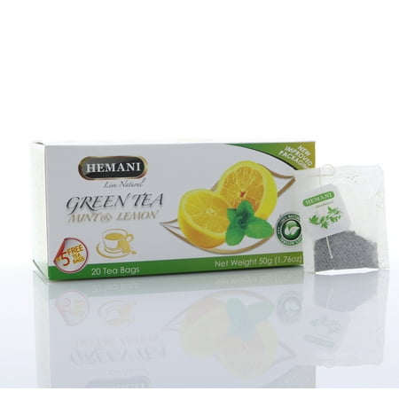 [7840] Hemani Green Tea Mint & Lemon