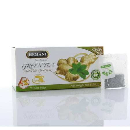 [7842] Hemani Green Tea Mint & Ginger