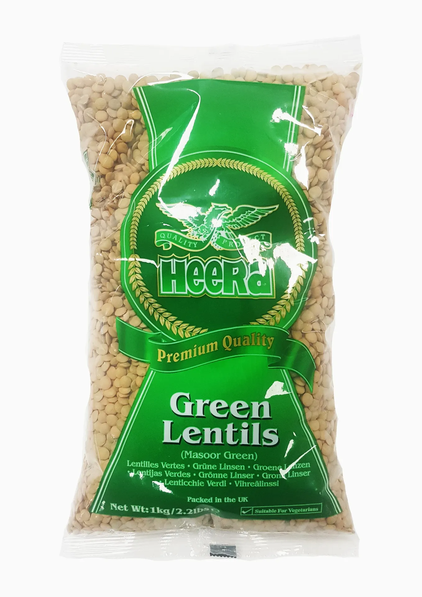 [7967] Heera Green Lentils 1kg
