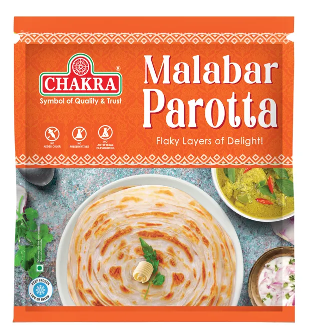 [8489] Chakra Malabar Parotta 350g