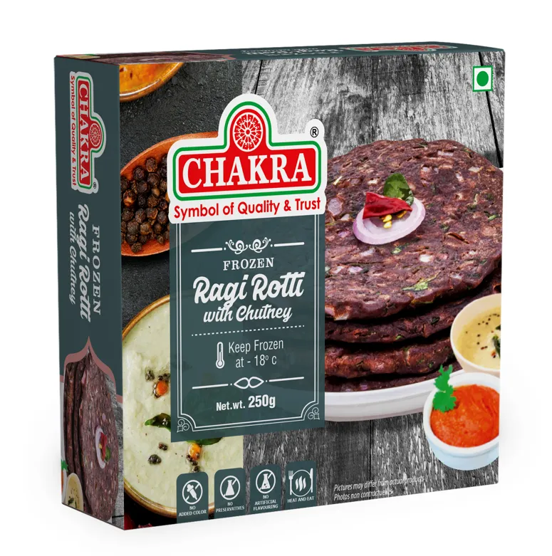 [8509] Chakra Ragi Roti with Chutney 250g