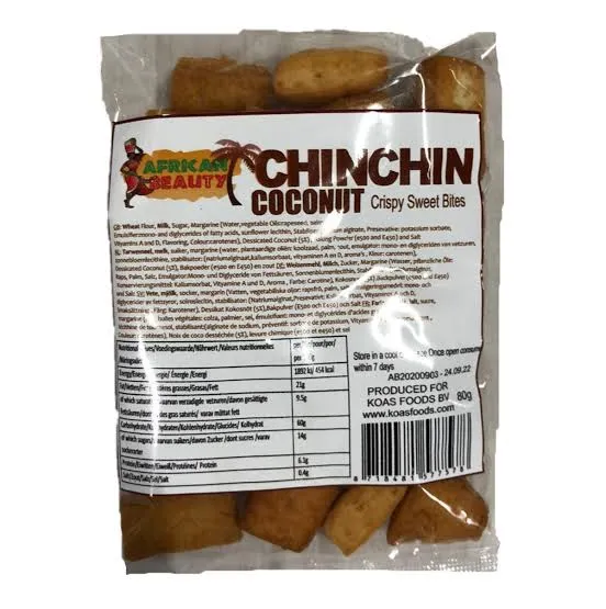 [8603] African Beauty Chinchin Coconut 80g