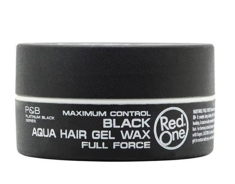 Red One Black Aqua Hair Gel Wax 150ml